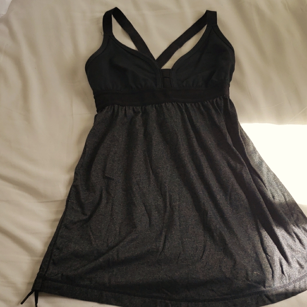 Lululemon Color Block Tank Ruched